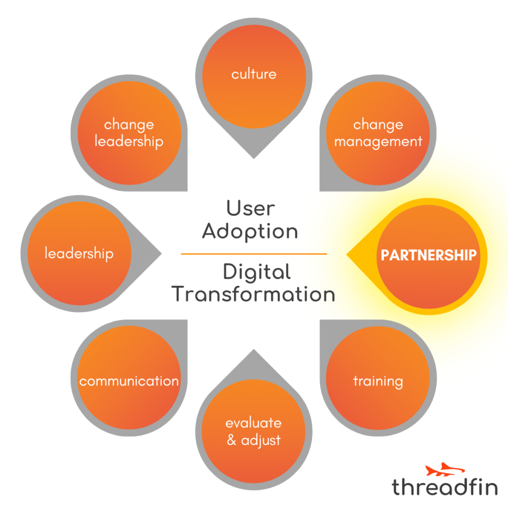 User Adoption in Digital Transformation: Partnership 